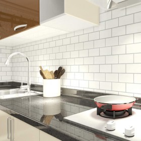 3D Selvklebende kjøkkenflis